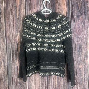 Pandemonium Hooded %100 Lambswool pullover sweater Size Large